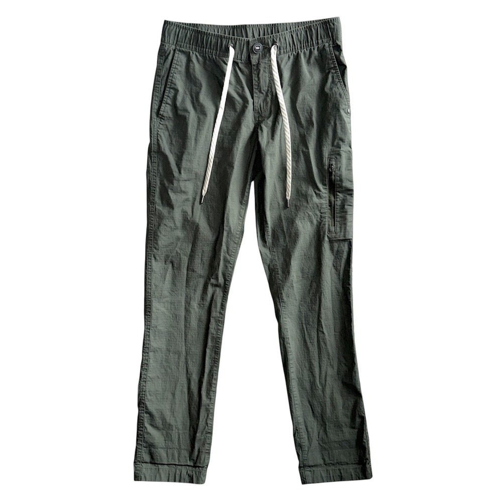 Vuori Ripstop Utility Pants Olive Green With Drawstring Size XS - Picture 3 of 9